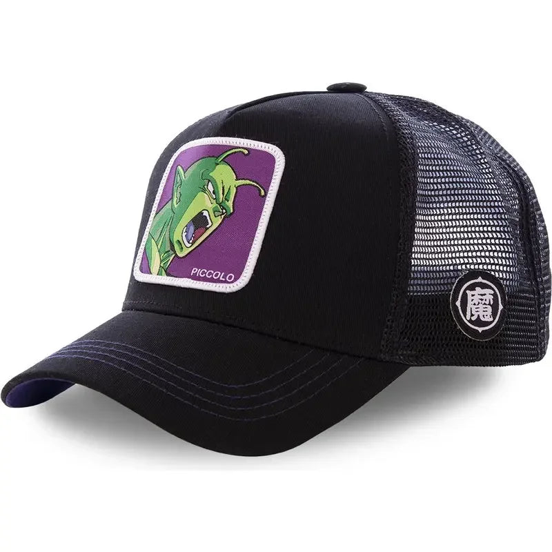 ALL Styles Dragon Ball Baseball Cap Snapback Peaked Cap Men's Embroidery Hip-Hop Cap Style Sun Visor Adjustable Trucker Mesh Cap