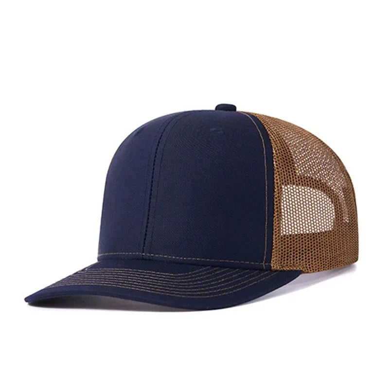 Breathable Mesh Classic Baseball Cap forMem Women Casual Trucker Hat Breathable Adjustable Snapback Unisex Active Sporty Dad Cap