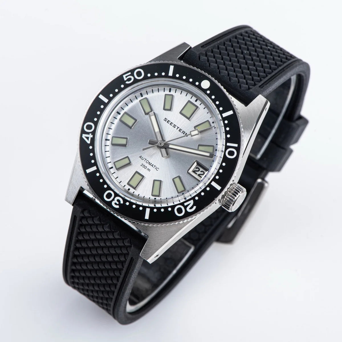 62MAS Diver Men Watch 38mm Original Sapphire Glass Nh35 Automatic Mechanical Waterproof Luminous Date Ceramic Bezel 200M Pro v3