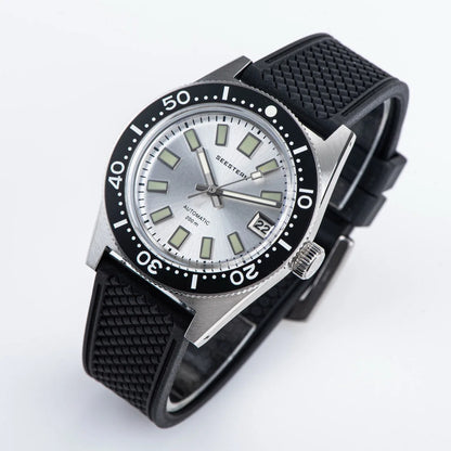 62MAS Diver Men Watch 38mm Original Sapphire Glass Nh35 Automatic Mechanical Waterproof Luminous Date Ceramic Bezel 200M Pro v3