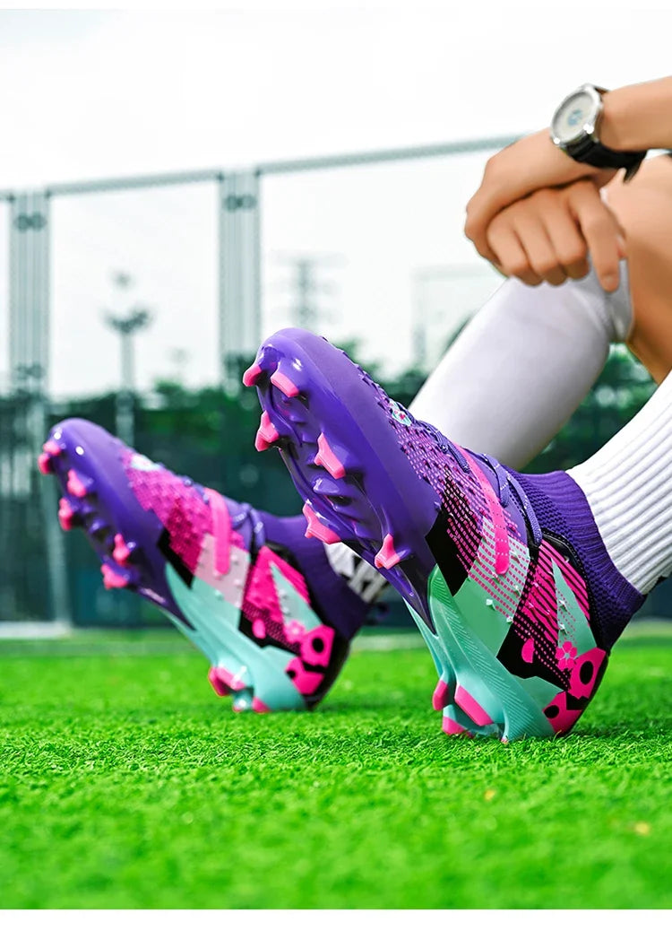 Nouvelles chaussures de football professionnelles pour hommes, crampons de football de société, chaussures de football d'intérieur, bottes d'entraînement originales, chuteira de terrain rapide