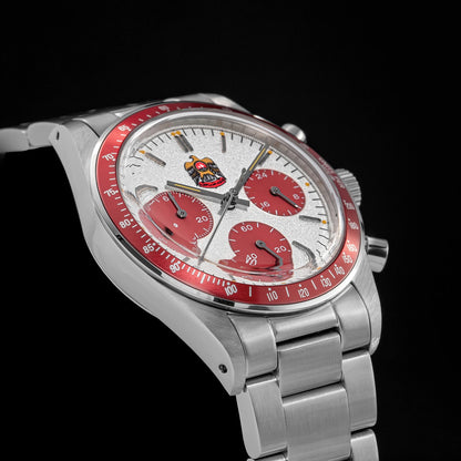 Thorn T010 37mm Quartz Watch VK63 Movement Mens Chronograph Watch Sapphire K9 Glass Luminous Waterproof Fashionable Retro Watch