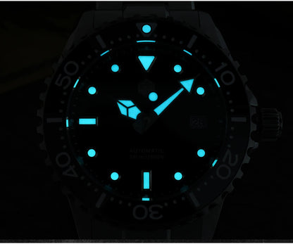 San Martin New 40-44mm Luxury Men's Diver Watch Classic High Quality NH35 YN55 Automatic Mechanical Sapphire BGW-X1 20Bar SN0009