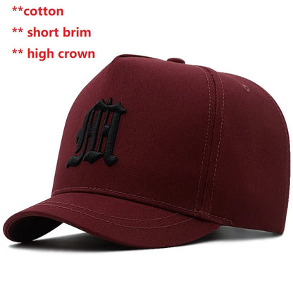 Men Women Baseball Cap Big Head Plus Size High Crown Top Quality Pure Cotton Oversize Sport Snapback Hat 58-60cm 61-68cm