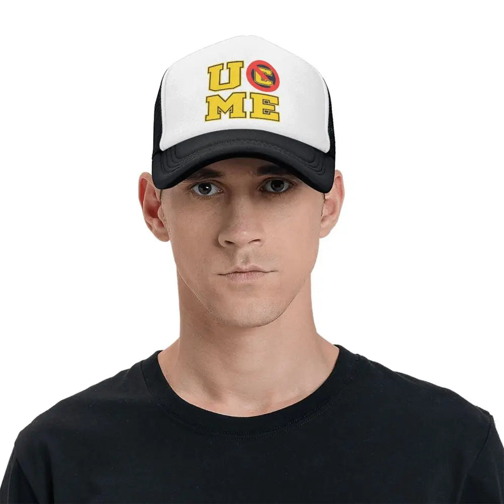 Custom C-Cena John  U Cant See Me Trucker Hat Women Men Adjustable Unisex Baseball Cap Summer Dad Hat