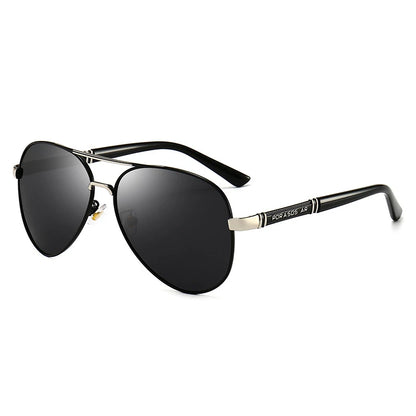 Classic Big Pilot Sunglasses Men Women Luxury Metal Black Aviation Sun Glasses Male Fashion Driving Vacation Shades UV400 Goggle