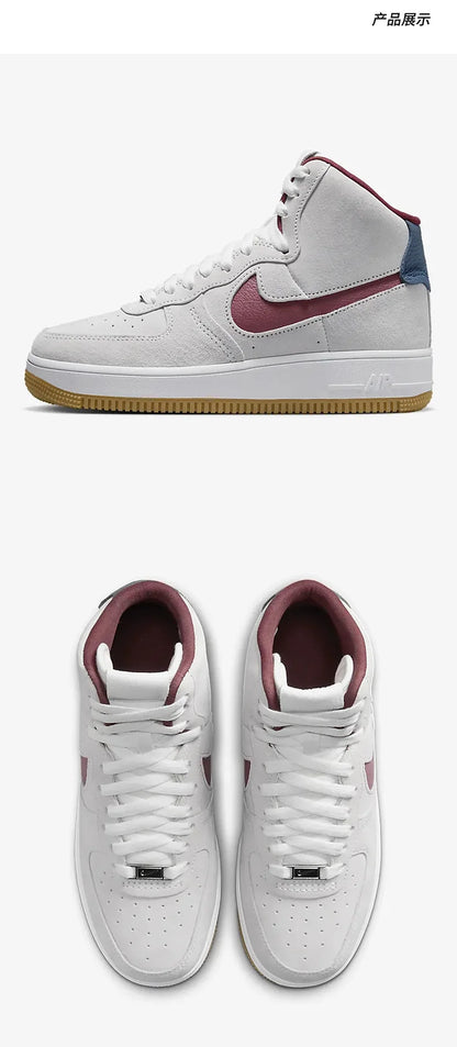 Originální pánské a dámské sportovní pohodlné vysoké tenisky Nike Air Force 1 DC3590-104