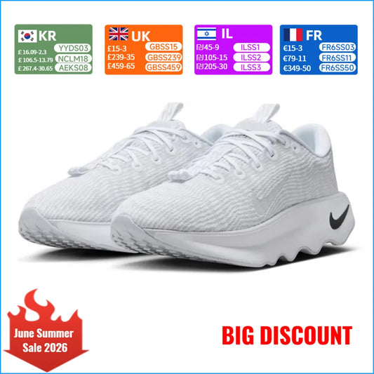 NIKE MOTIVA Andningsbara, dämpande, halkfria, slitstarka, vardagliga, sportiga, klassiska löparskor DV1237-102