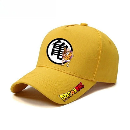 Czapka z daszkiem Dragon Ball Master Roshi Son Goku – kreatywny nadruk z literami z anime o wysokiej wartości, unisex, codzienna, uniwersalna czapka baseballowa