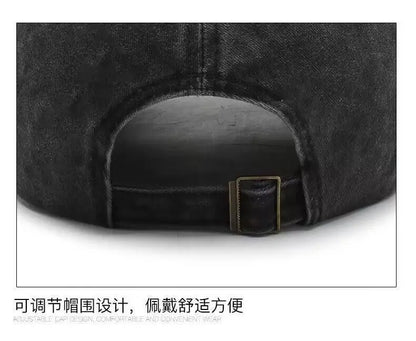 One Piece Men Washed Baseball Cap Unisex Retro Hip-hop Peak Caps Anime Luffy Male Outdoor Trucker Hat Travel Sunscreen Sunhat