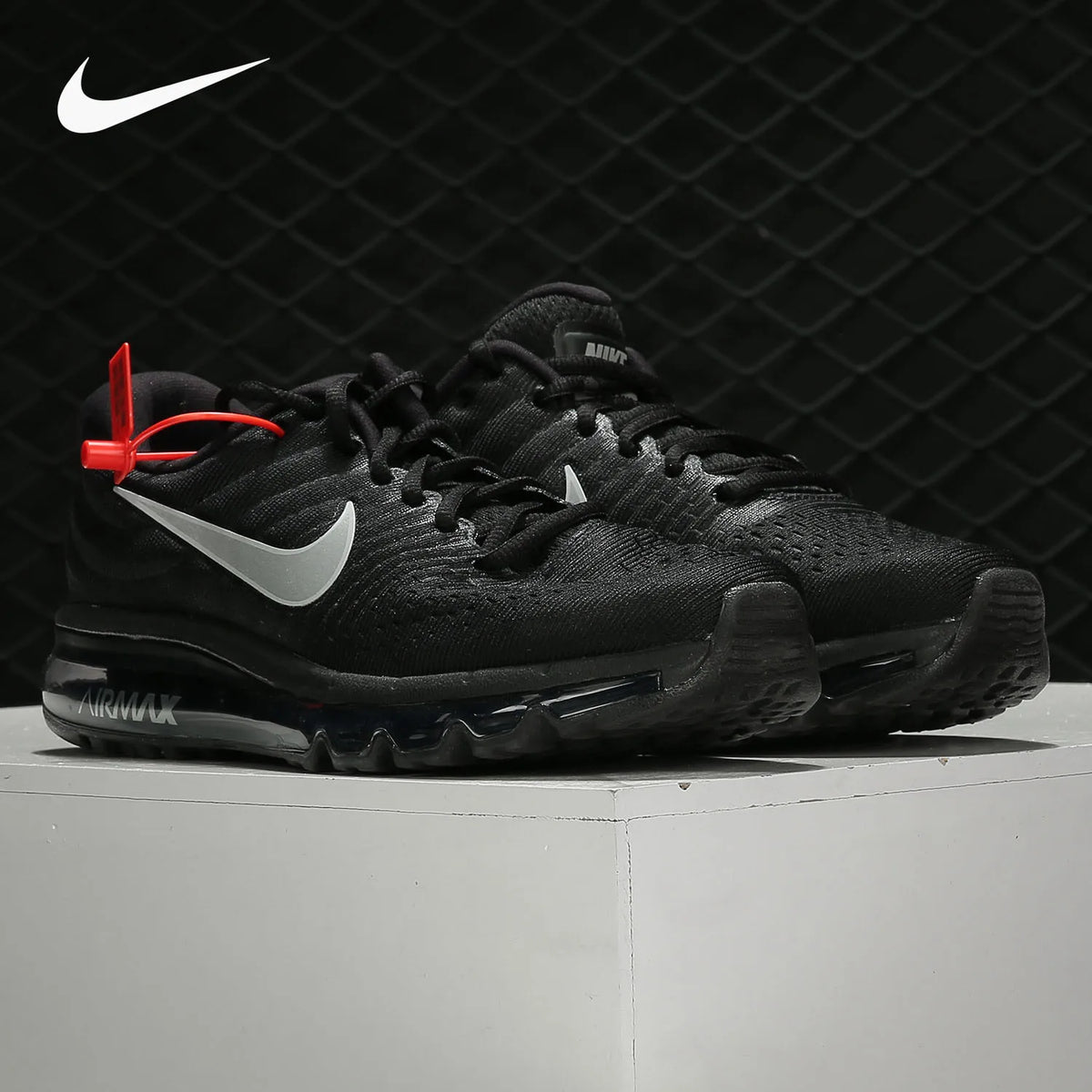 Nike ægte AIR MAX 17 løbesko til mænd og kvinder med fuld sål, luftpude og stødabsorbering 849560