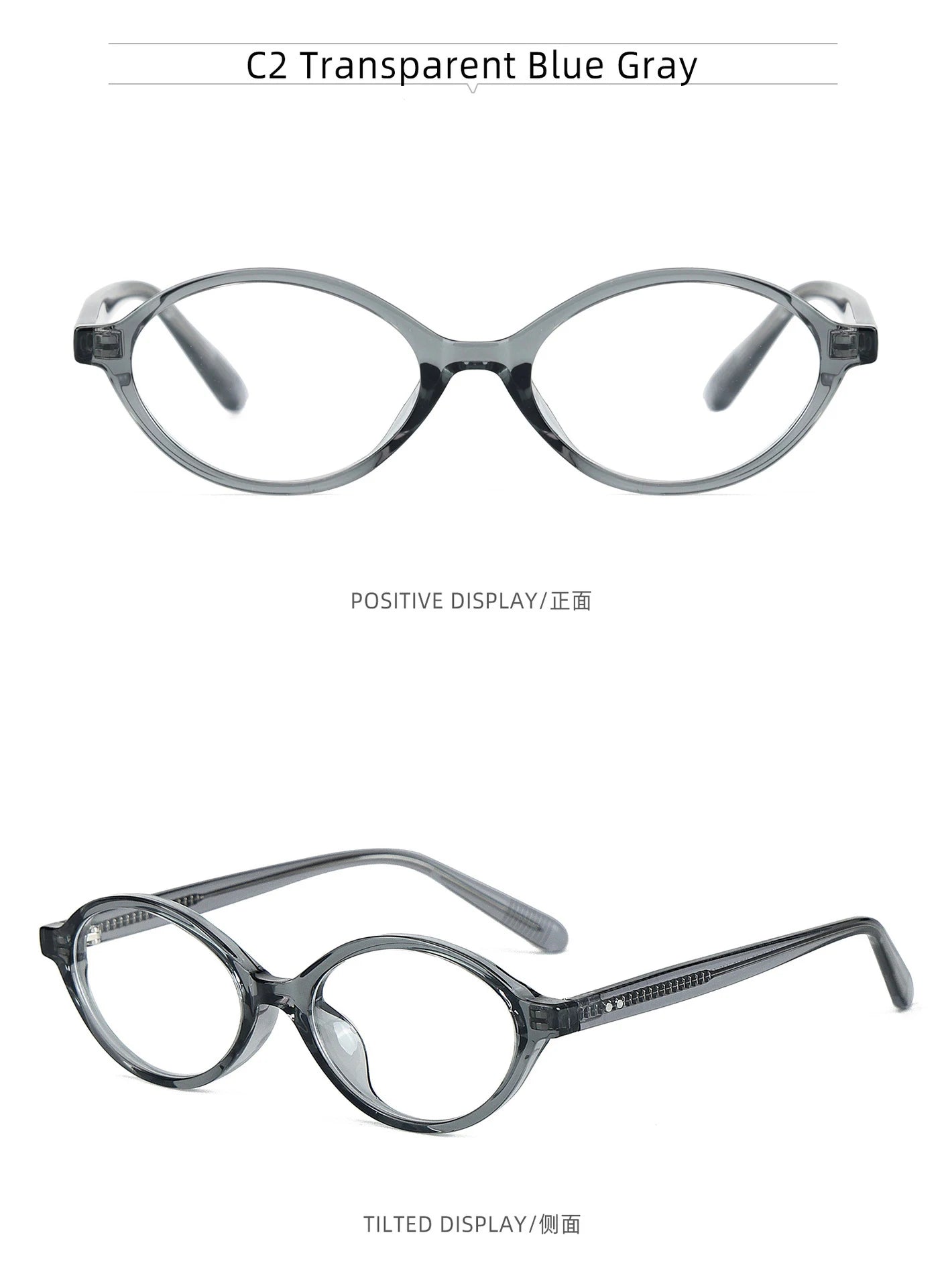 VICKY Simple Geometric Oval Small Frame Retro Design Women's Polarized Sunglasses UV Protection Customizable Prescription K9142