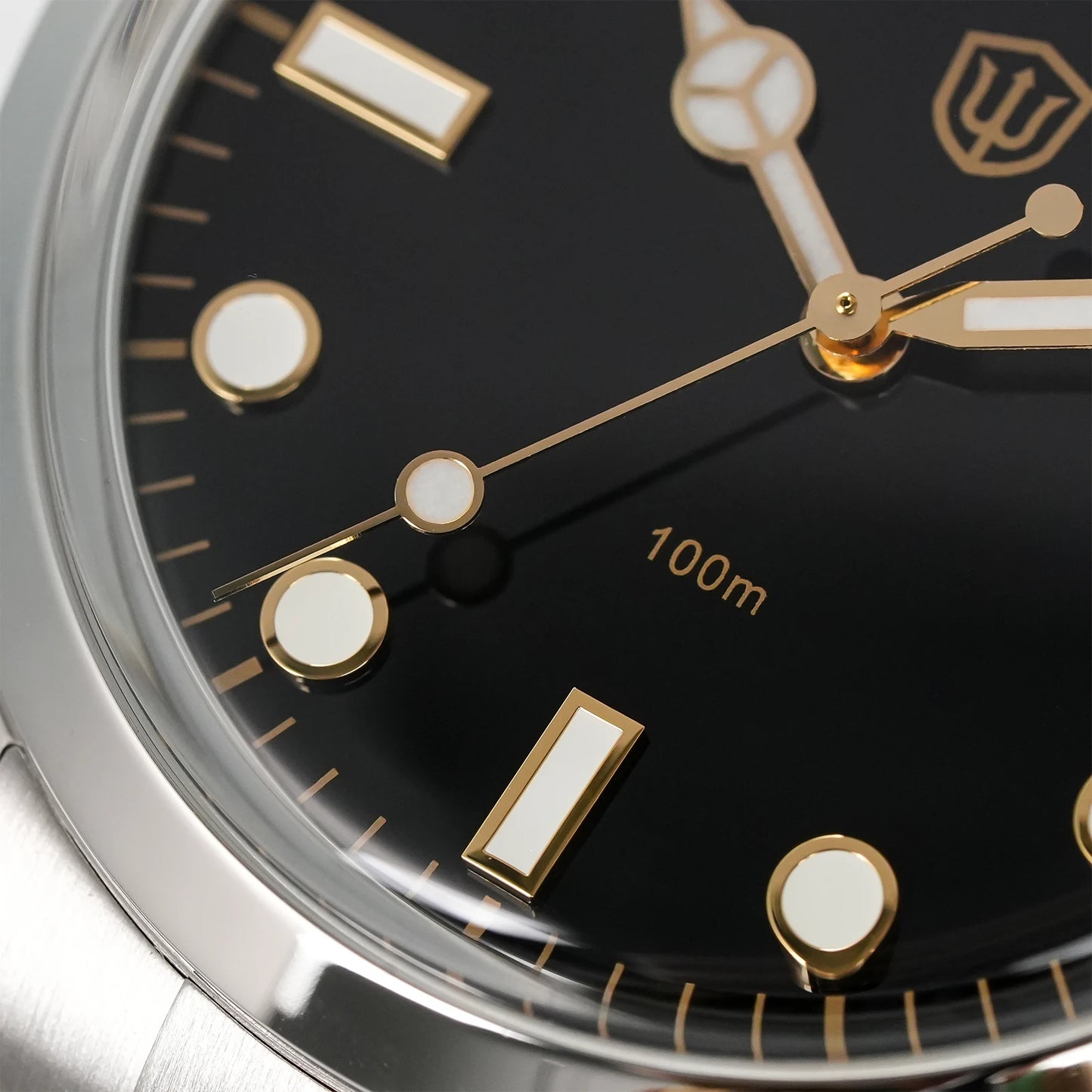 Relógio Watchdives WD1016 V3 37mm com movimento VH31 Sweep em aço inoxidável, safira de luxo, impermeável 100m, relógio para homem com caixa de oferta