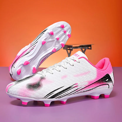 Nouvelles chaussures de Football en plein air pour hommes crampons chaussures de Football professionnelles bottes de terrain de Football pour enfants baskets d'entraînement confortables et antidérapantes