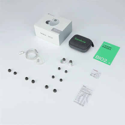 Clearance Sale Soratune BI02 HiFi Earphone at low price, Dual-Chamber Tech × N52 Magnet Dynamic Driver In-Ear Earphone