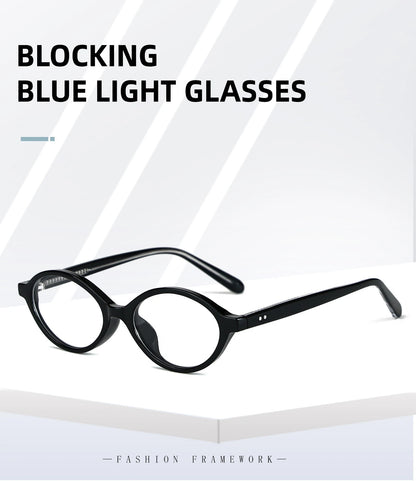 VICKY Simple Geometric Oval Small Frame Retro Design Women's Polarized Sunglasses UV Protection Customizable Prescription K9142