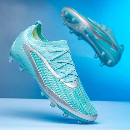 Nouvelles chaussures de football pour hommes, crampons longs pour adultes, chaussures de sport pour l'entraînement en extérieur, respirantes, antidérapantes, confortables pour les garçons, pour les matchs