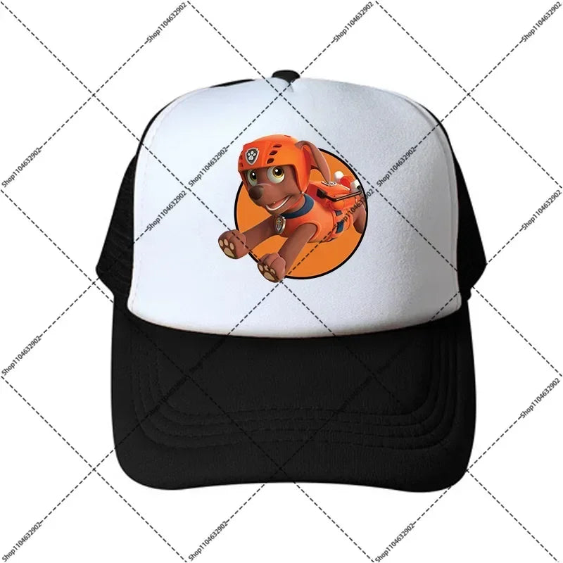 Paw Patrol Hats Chase Skye Baseball Cap Women Man Cute Cartoon Anime Pattern Print Sun Hat Summer Outdoor Caps Birthday Gifts