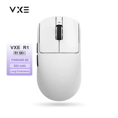 Ratón gaming inalámbrico ATK VXE Dragonfly R1 Pro MAX PAW3395 R1 SE Plus personalizado para esports y FPS, recargable y ligero