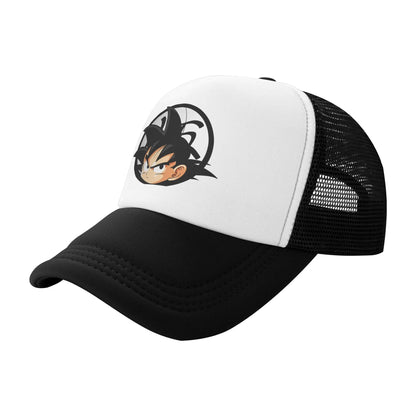 Dragon Ball Z Vegeta Mesh Baseball Caps Men Women Popular Trucker Hat  Hat Adjustable Polyester Trucker Cap Summer Trucker Hats
