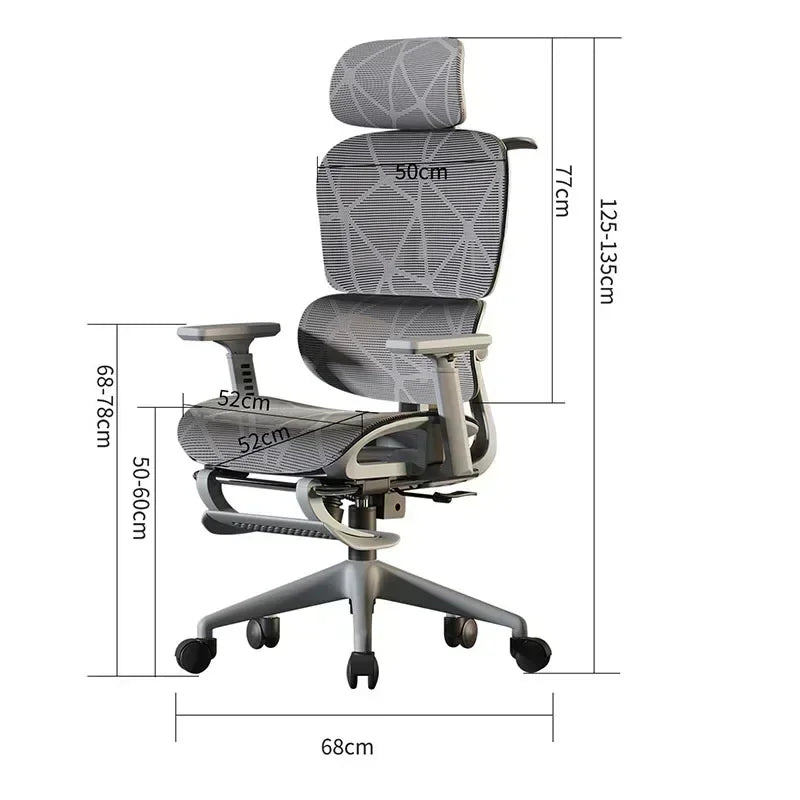 High Back Office Chair 3D Headrest Gaming Chairs Adjustable Computer Relaxing Massage Gamer Chair Ergonomic Office Furniture