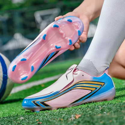 Chaussures de football pour hommes, crampons antidérapants, idéales pour l'entraînement sur gazon et les matchs quotidiens, parfaites pour l'exercice et le football, Chuteira Campo