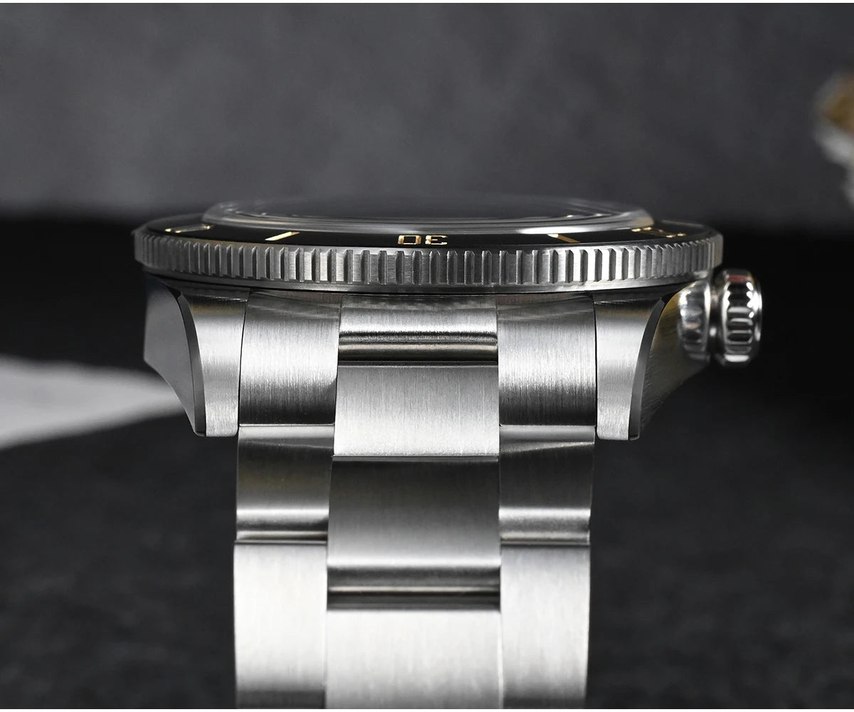 San Martin New 37mm BB54 Vintage Diver Watch ST2130 Automatic Mechanical Men Wristwatch Sapphire Luminous Waterproof 200m SN0138