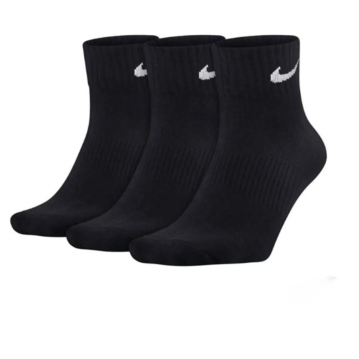 Skarpety Nike Skarpety koszykarskie Nike z podgrubioną stopą Długie skarpety sportowe z technologią Dri-FIT zapewniającą oddychalność, zestaw 3 par SX7667-100