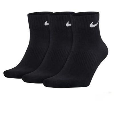 Skarpety Nike Skarpety koszykarskie Nike z podgrubioną stopą Długie skarpety sportowe z technologią Dri-FIT zapewniającą oddychalność, zestaw 3 par SX7667-100