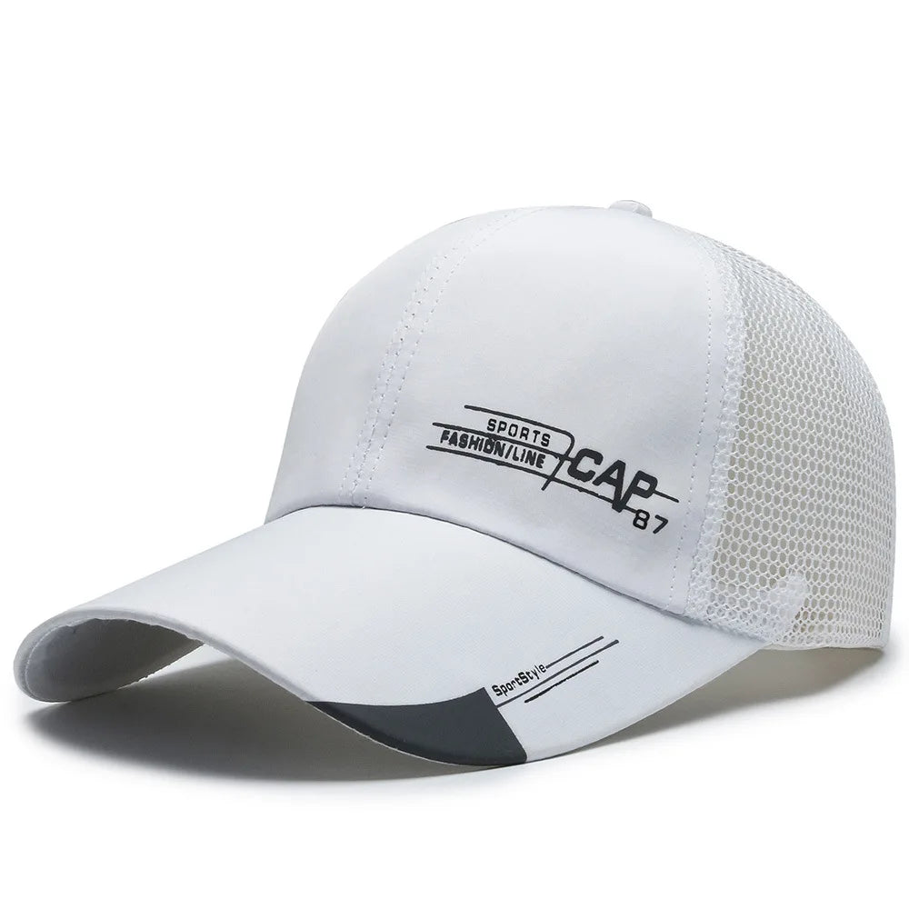 Sombrero de pescador de malla transpirable, informal, de secado rápido y de estilo coreano para hombre, ideal para el verano