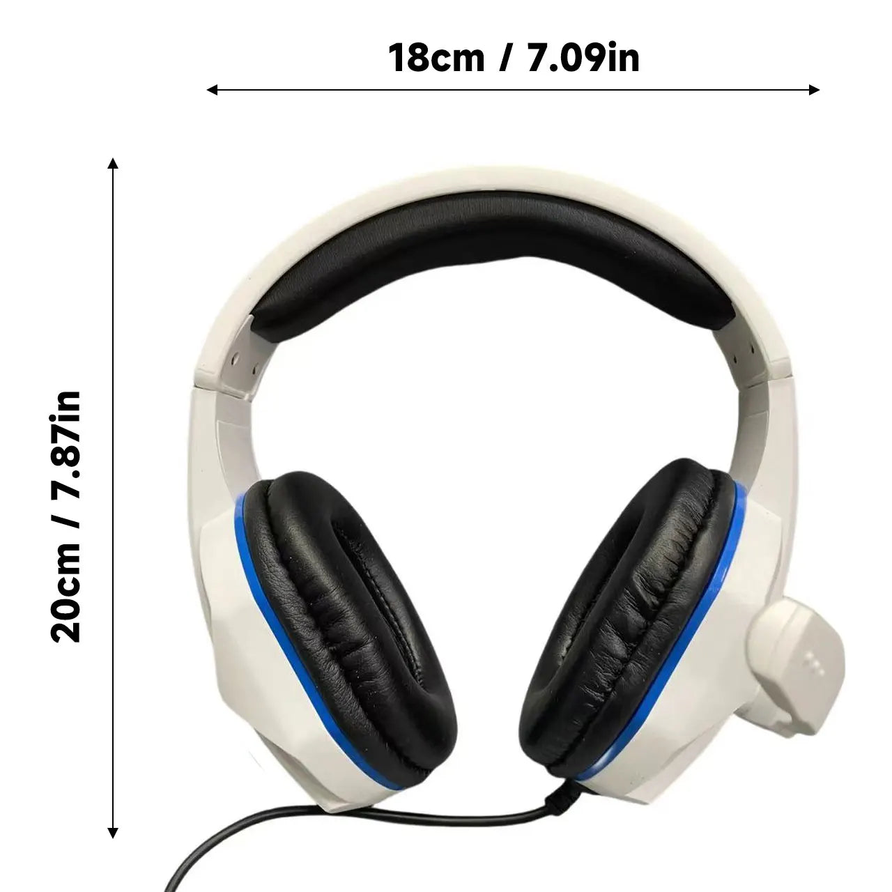 H4 Wired Headphones, PS4 Gaming Headphones, Computer Headphones, Music Headphones, Online Course and Conference Use, Birthday