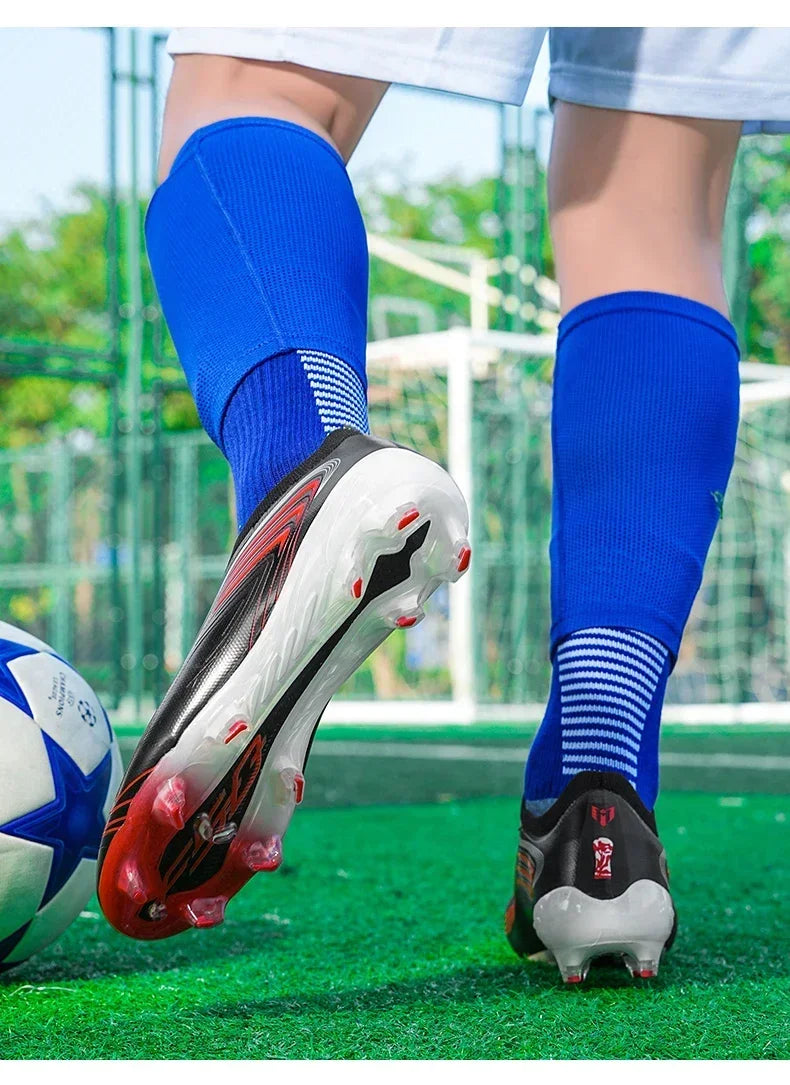 Nouvelles chaussures de football pour hommes, baskets de futsal très populaires, chaussures de football pour matchs sur gazon, entraînement, chaussures de football de haute qualité, crampons antidérapants, pour intérieur
