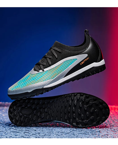 Nouvelles chaussures de football pour hommes, crampons longs pour adultes, chaussures de sport pour l'entraînement en extérieur, respirantes, antidérapantes, confortables pour les garçons, pour les matchs