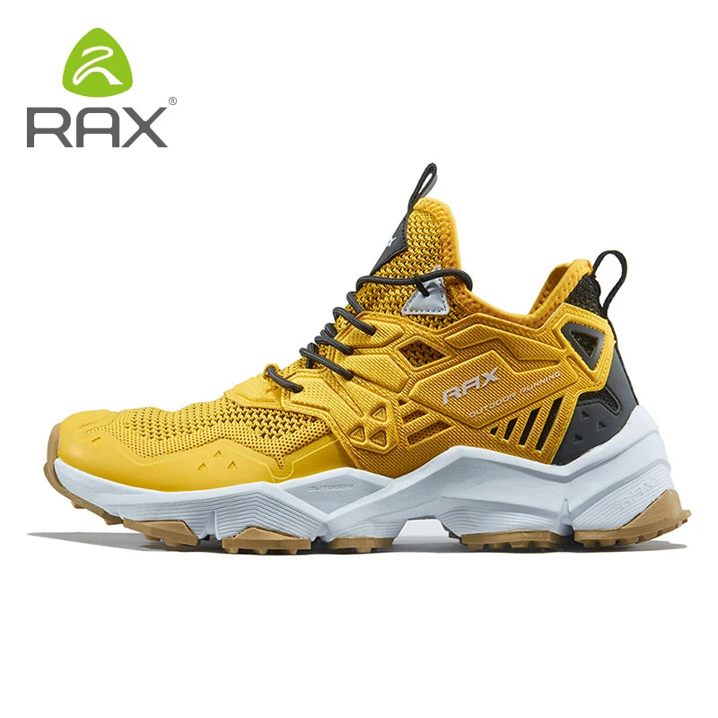 RAX hardloopschoenen voor mannen en vrouwen, outdoorsportschoenen, ademende, lichtgewicht sneakers, bovenwerk van Air Mesh, antislip buitenzool van natuurlijk rubber