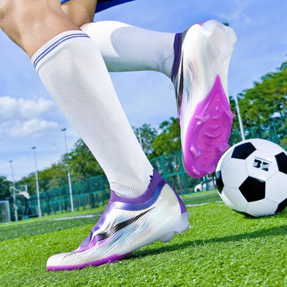 Chaussures de football pour hommes, chaussures de football pour femmes, chaussures de terrain synthétique pour l'extérieur
