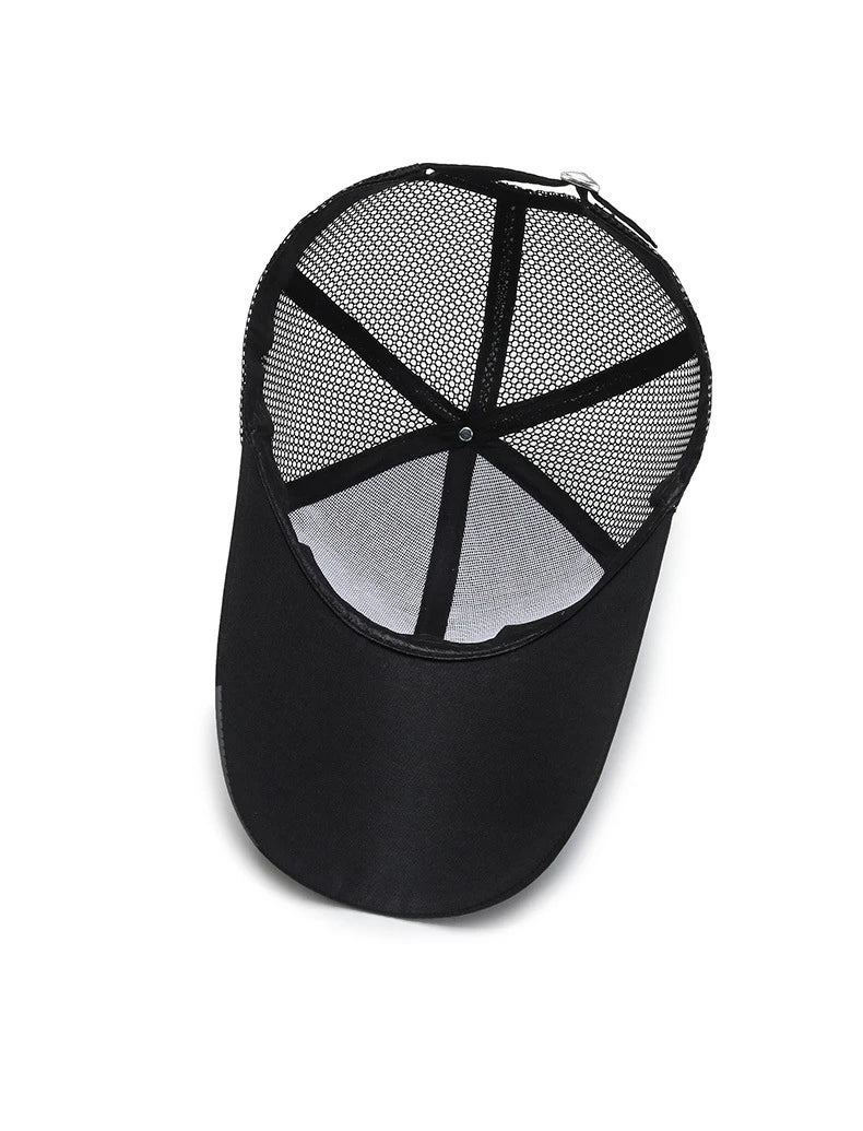 Sombrero de pescador de malla transpirable, informal, de secado rápido y de estilo coreano para hombre, ideal para el verano