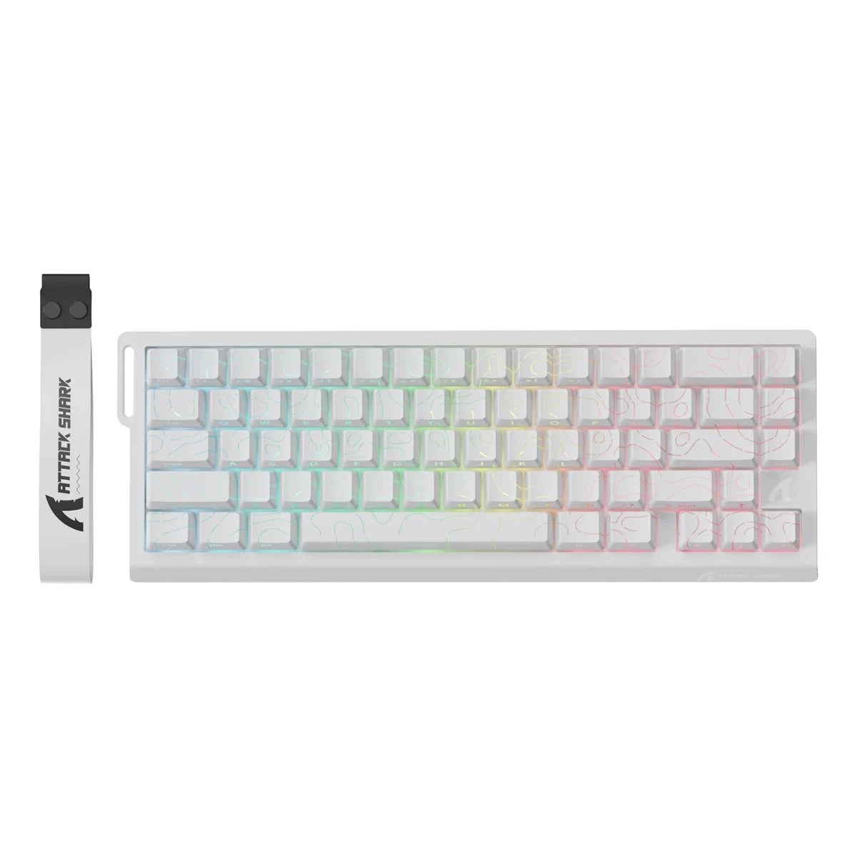 ATTACK SHARK X68 PRO HE Wireless Rapid Trigger Gaming Keyboard 8K Polling Rate Hot-Swap RGB Backlit
