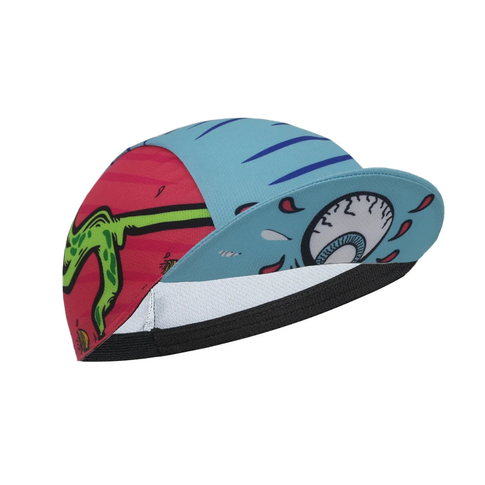 Skull Cycling Cap for Men Women Outdoor Sports Hat Summer Breathable Under Helmet Cycling Hat