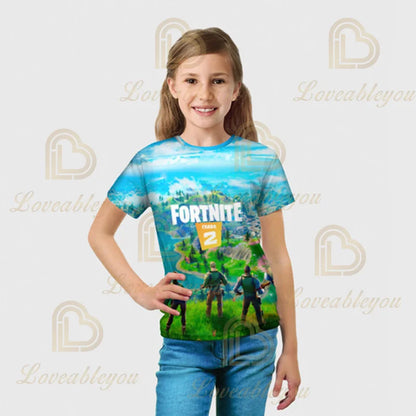 Bluza z kapturem Fortnite z nadrukiem 3D, Plus Size, bluza z kapturem T-shirt dla dzieci, modna bluza streetwear, casualowa kurtka