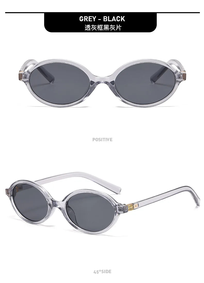 Small Fashion Oval Leopard Sunglasses Women Lovely Ins No Makeup Anti Blue Light Glasses Cute Decorative Computer Glasses 선글라