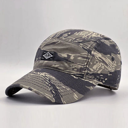 Cappellino da baseball con visiera corta in stile mimetico da lavoro per uomo e donna, cappellino unisex alla moda con visiera per la protezione dal sole all’aperto