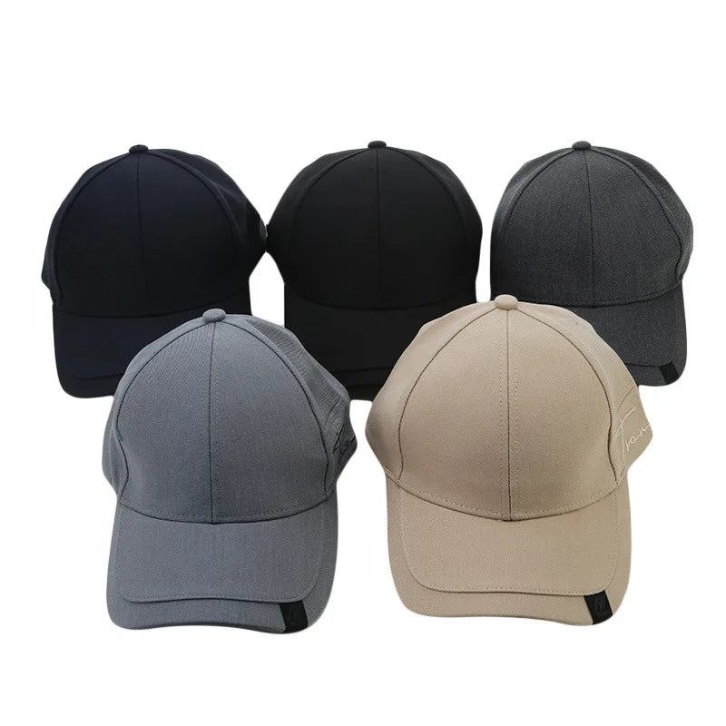 Dry Quickly Sun Cap Woman Outdoors Casual Sport Hat Men Big Size Baseball Cap 60-65cm Adjustable Sun Visor Cap Peaked Cap
