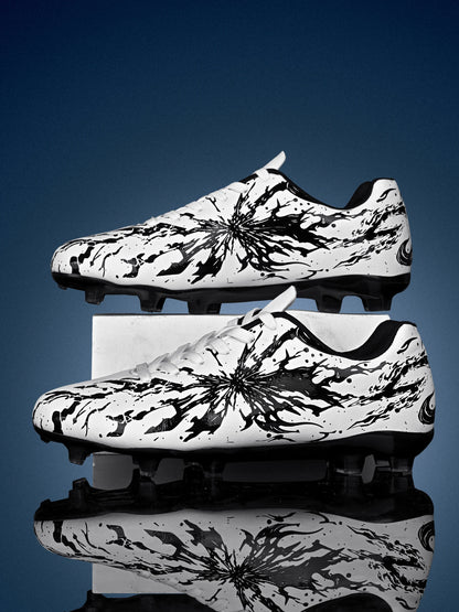 Chaussures de football pour hommes, modèle AG FG, design aérodynamique et léger, excellente adhérence, idéales pour les entraînements quotidiens sur gazon et les matchs de l’équipe de football de l’école.