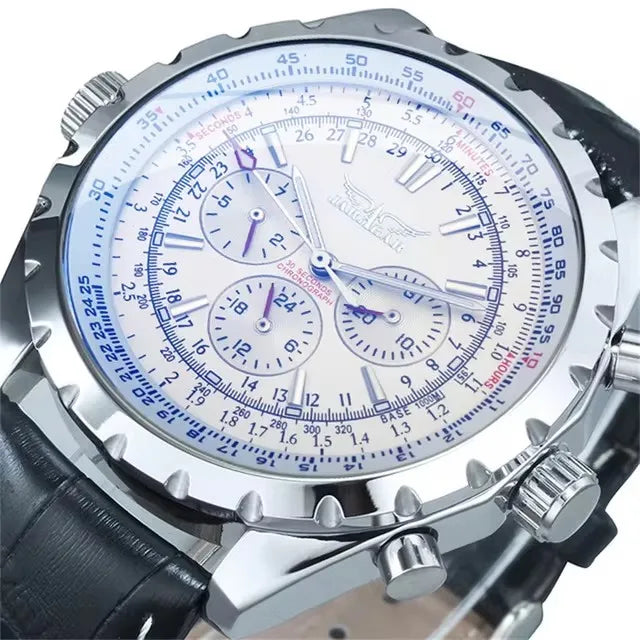 JARAGAR 212 Orologio meccanico automatico da uomo, modello business di lusso con calendario settimanale, orologio da uomo, regalo premium, Reloj Hombre