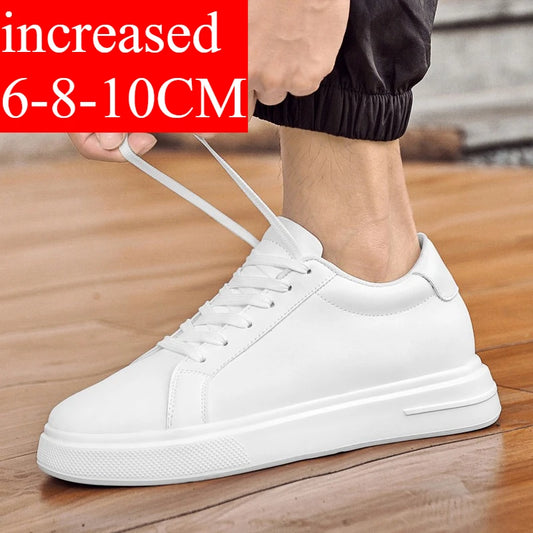 Herrskor Sneakers Höjdökande skor Inläggssula för ökad längd 6–10 cm Höga klackar Läderskor Sportskor Herrskor