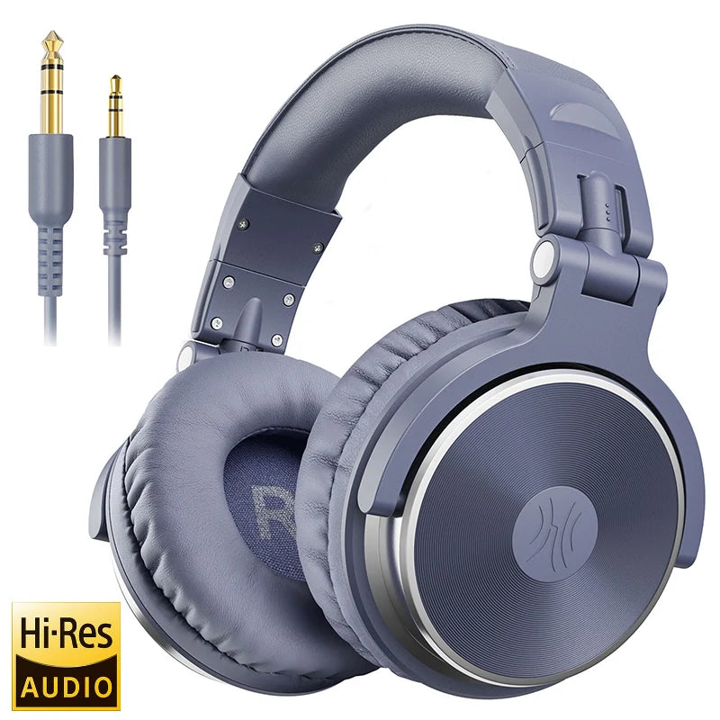 OneOdio Over Ear Headphones HiFi Studio DJ Headphones Wired Gaming Headset with Mic, Professional Monitor Headphones for PC, Phone & Music Production