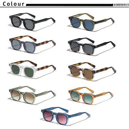 CATERSIDE New Fashion Punk Men Sunglasses Frame Square Personalized Design Sun Glasses Women Travel Party Business Festival Gift