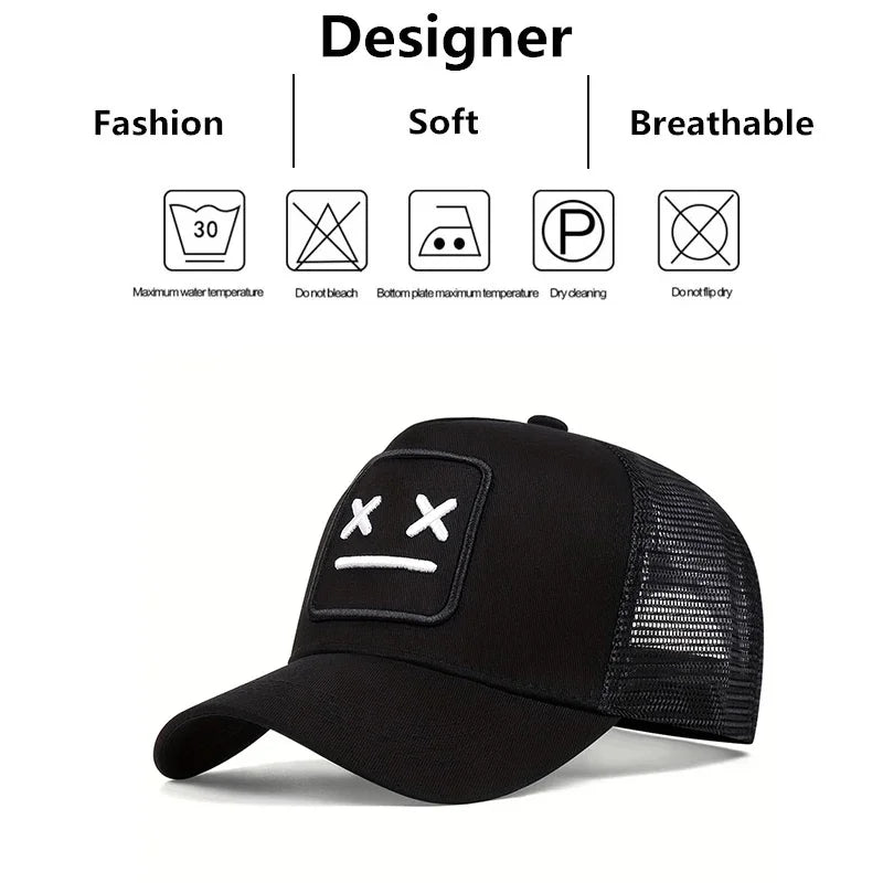 Șepci de baseball unisex XX cu broderie, reglabile, casual, pentru primăvară și vară, cu protecție solară