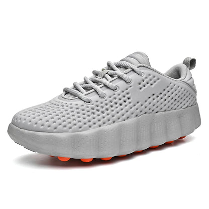 Brand Men Casual Shoes Thick Sole Soft Fashion Sneakers Summer Breathable Male Walking Shoes Zapatillas Hombre 88217 Mens Shoes