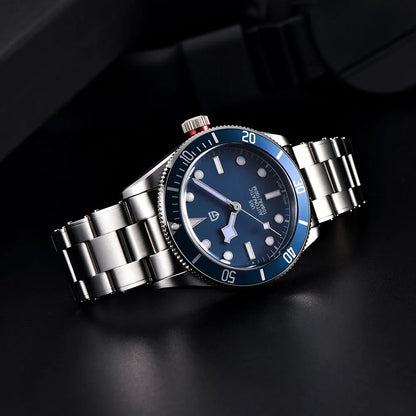 Montre automatique pour homme PAGANI DESIGN – Modèle de luxe type BB58, montre-bracelet mécanique, sportive, en acier inoxydable et étanche